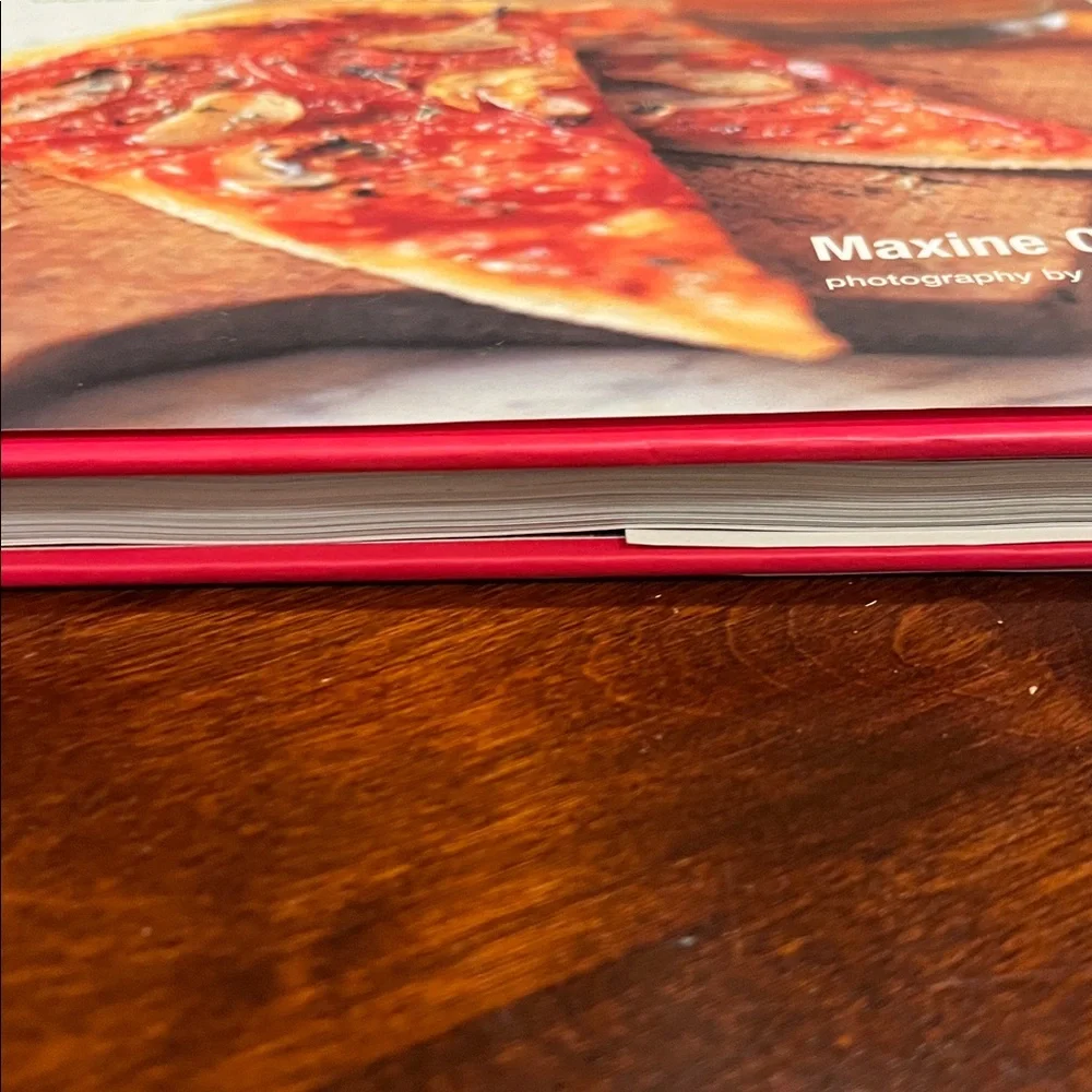 Crate&Barrel Pizza Cookbook - Red and White Cover